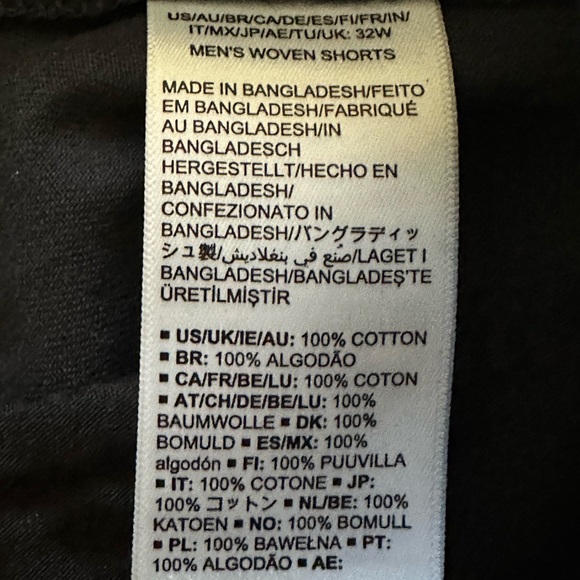 NEW Amazon Essentials Slim Fit 7” Shorts Navy Blue 100% Cotton Men's Size 32 - Picture 4 of 7